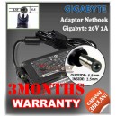 Adaptor Gigabyte 20V 2A Series (Konektor 5.5 x 2.5mm)