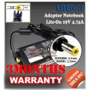 Adaptor Lite-On 19V 4.74A Series (Konektor 5.5 x 2.5mm)