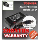 Adaptor Toshiba 15V 3A Series (Konektor 6.5 x 3.0mm)