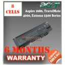 Baterai Acer Aspire 1400, 1600, 3500, Extensa 2300, 3000, Travelmate 2300 Series